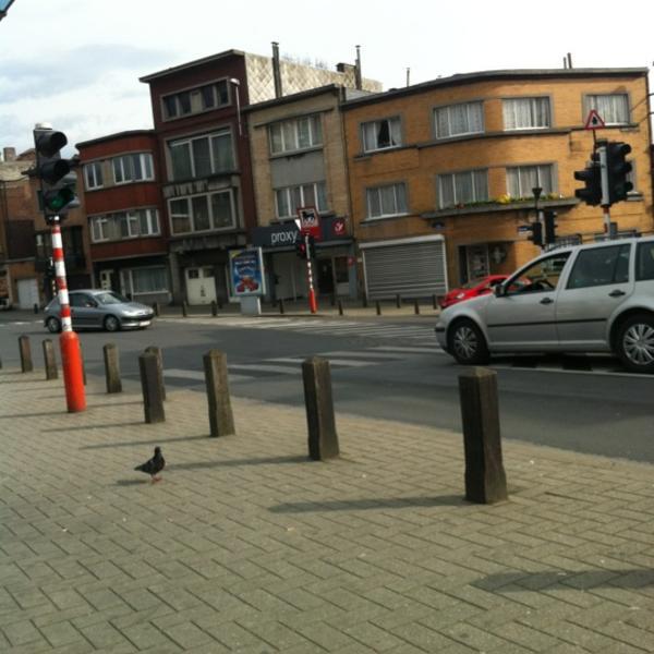 Photo taken at Proxy Delhaize by Serge C. on 4/30/2012