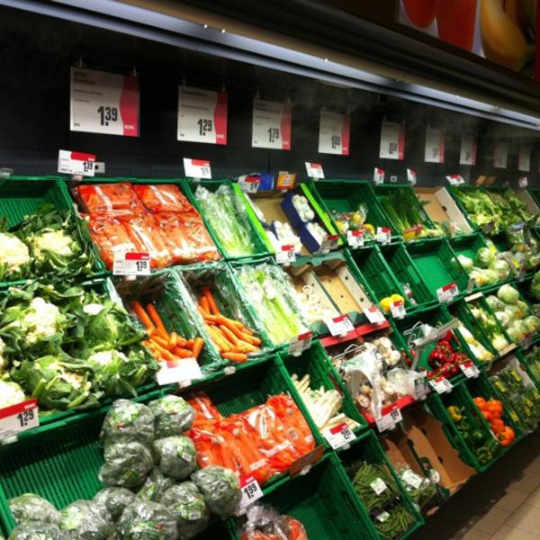 Photo taken at REWE by Michael K. on 6/22/2012