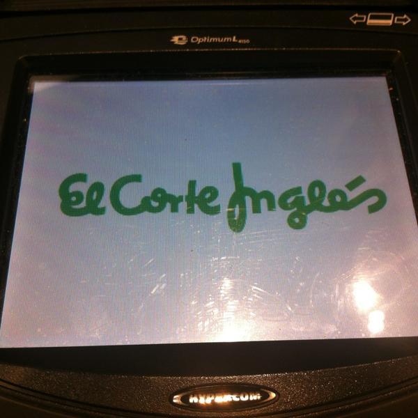 Photo taken at El Corte Inglés by Alfonso G. on 12/29/2012