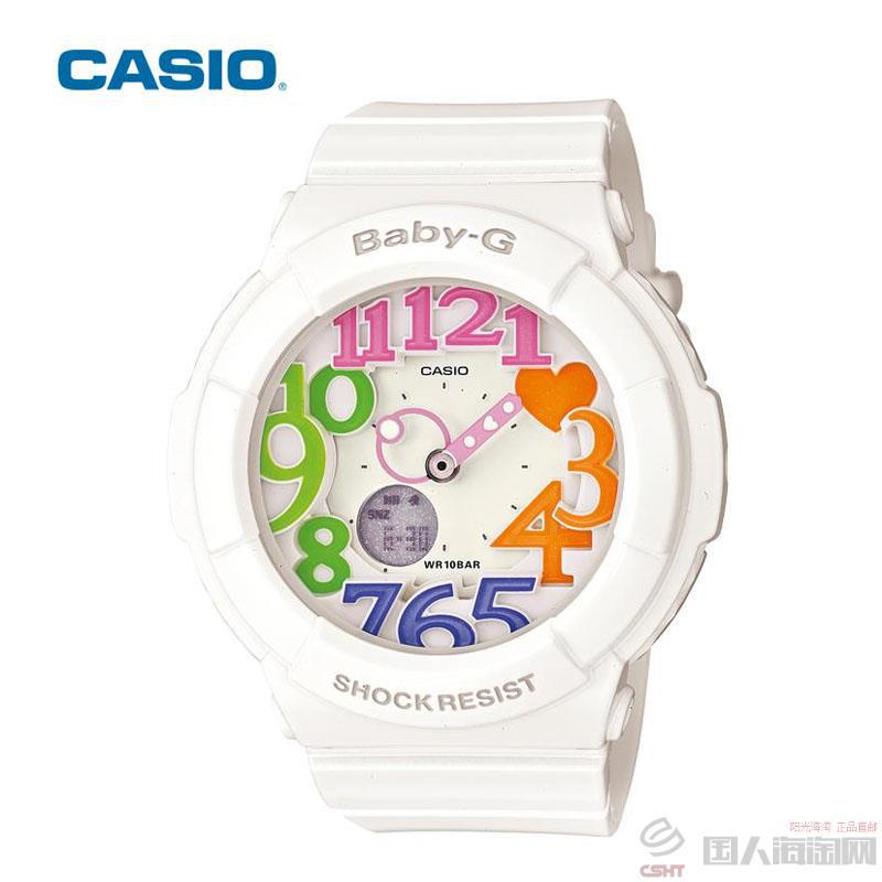 卡西欧CASIO BABY-G系列缤纷霓虹运动女表 BGA-131-7B3JF 卡西欧CASIO BABY-G系列缤纷霓虹运动女表 BGA-131-7B3JF