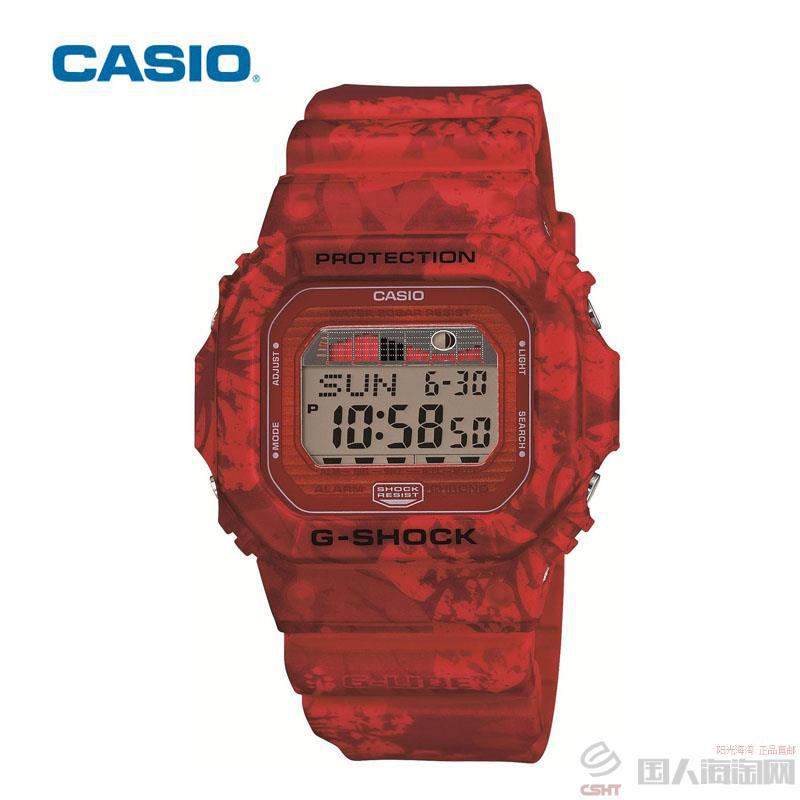 卡西欧CASIO G-SHOCK系列 迷彩暗纹运动男表 GLX-5600F-4JF