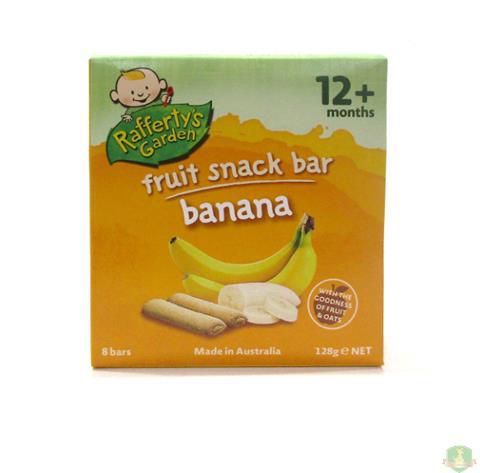 临期促销 RAFFERTYS GARDEN 拉费蒂的花园 12个月 香蕉味辅食棒【澳洲直邮】