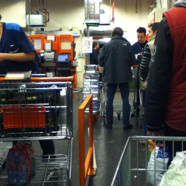 Photo taken at Colruyt by Evelien V. on 2/1/2013