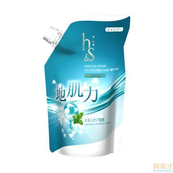 日本进口清爽洗发水-H S 清爽洗发水 替换装 340ml