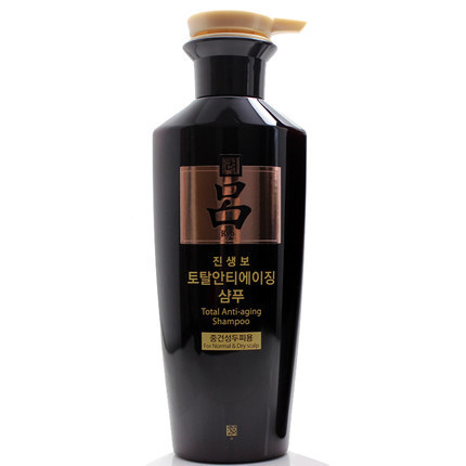 无硅洗发！韩国RYOE 黑吕 洗发水400g 防*脱 生发 增发 包邮