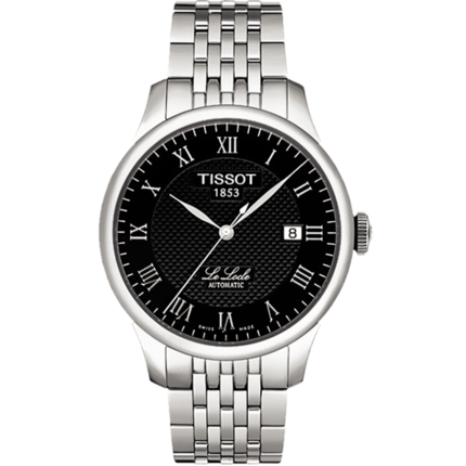 全球联保天梭TISSOT男表力洛克机械表T41.1.483.53/2钢带男士手表