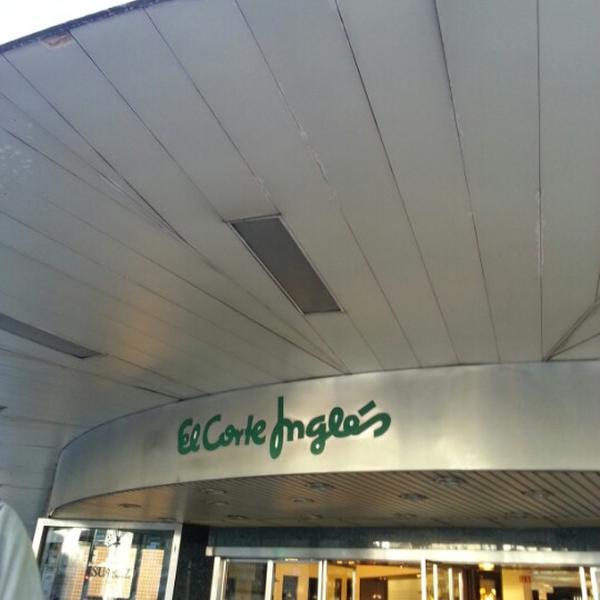 Photo taken at El Corte Inglés by Pavel P. on 12/20/2012