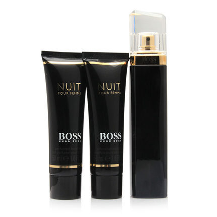 Hugo Boss/博斯 波士黑钻幻夜女士香水75ml+沐浴露50ml礼盒