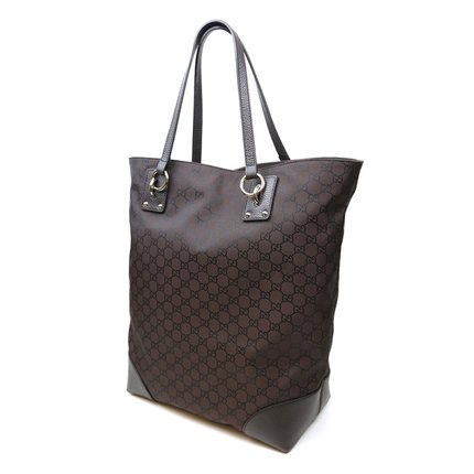 Gucci/古驰帆布配皮单肩手提按扣水桶包353702 Gucci/古驰帆布配皮单肩手提按扣水桶包353702