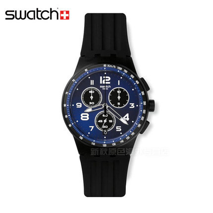 正品Swatch斯沃琪手表男表女表果冻情侣日历石英计时炫彩SUSB402