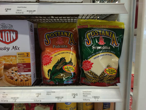 澳大利亚进口粗面粉-Sostanza粗面粉500g 澳大利亚进口粗面粉-Sostanza粗面粉500g