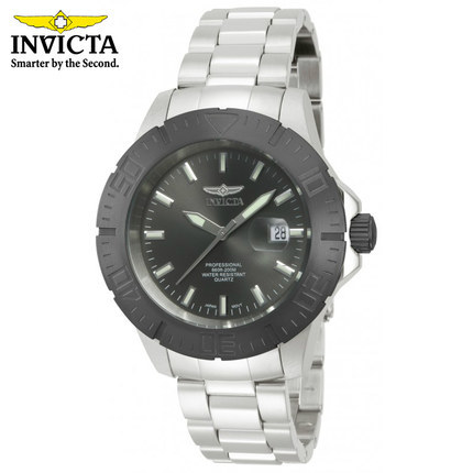 INVICTA 男士石英手表 商务防水蓝宝石大表盘精钢带14050（重复）