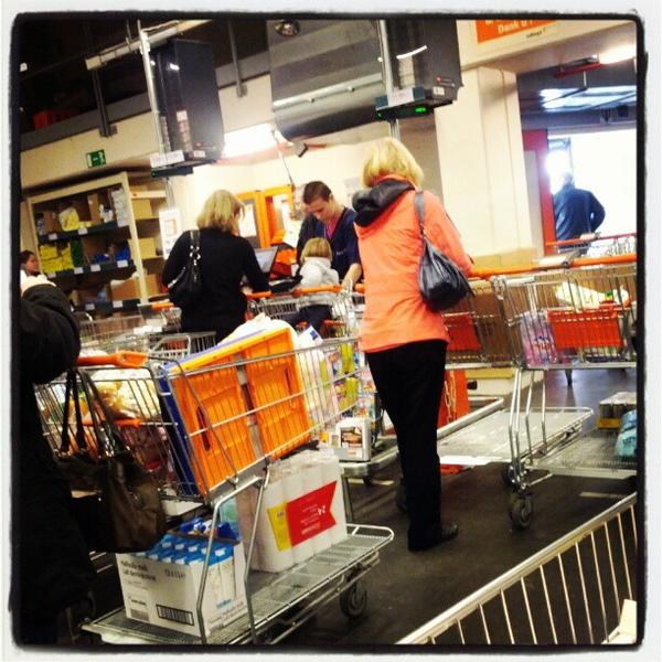 Photo taken at Colruyt by Kristof G. on 4/21/2012