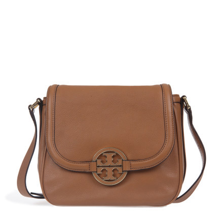 Tory Burch纯皮单肩斜跨女包 AMANDA ROUND CROSS-BODY系列