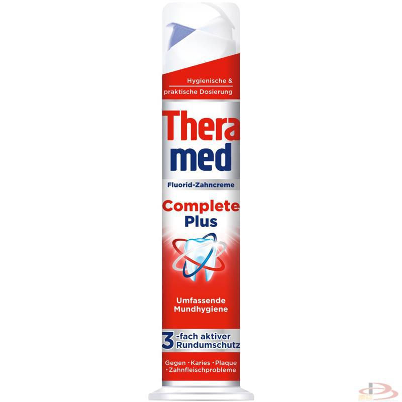 德国汉高施华蔻Theramed立式牙膏泰瑞美Complete plus彻底清洁100ml