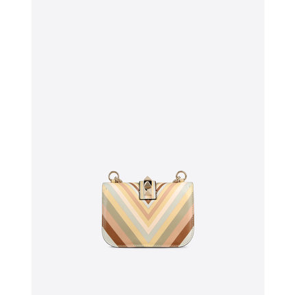 Valentino 华伦天奴2016新款女包柳钉条纹单肩包 KW2B0312VO7 K13 Valentino 华伦天奴2016新款女包柳钉条纹单肩包 KW2B0312VO7 K13