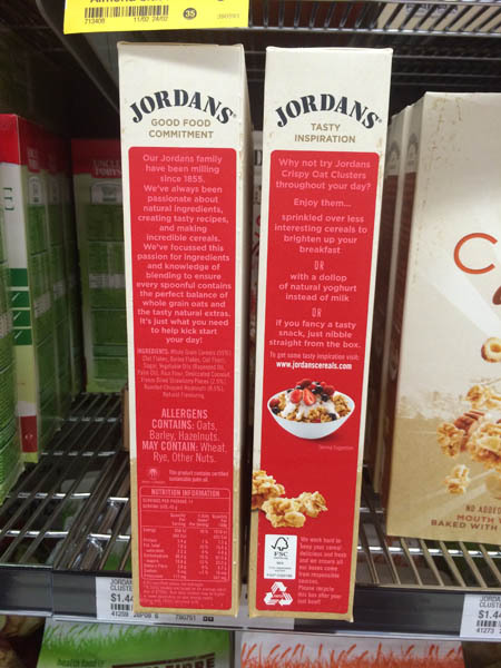 Jordans Crispy Oat Clusters Strawberry 500g