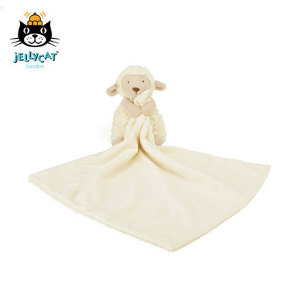英国进口jellycatLollie小羊羔软毛巾超柔软毛绒玩具公仔 英国进口jellycatLollie小羊羔软毛巾超柔软毛绒玩具公仔