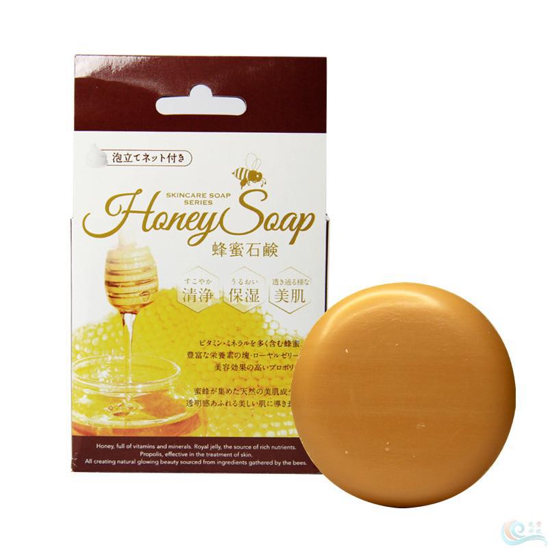 日本药妆 蜂蜜香皂 原装进口 CLOVER 三叶草 蜂蜜护肤洁面皂 CHA