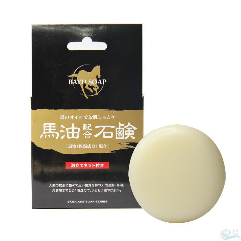 日本药妆 马油香皂 原装进口 CLOVER 三叶草 马油护肤洁面皂 CBY