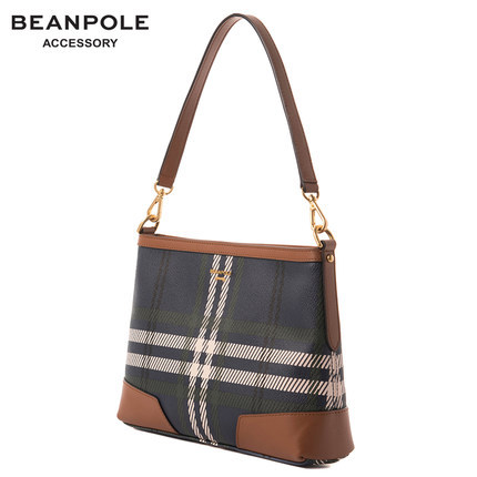 韩国三星BEANPOLEACC滨波 2016年春季新款女士英式格纹单肩包 韩国三星BEANPOLEACC滨波 2016年春季新款女士英式格纹单肩包