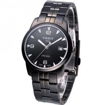 TISSOT PR100 经典时尚石英腕表T0494103305700台湾官网直邮进口