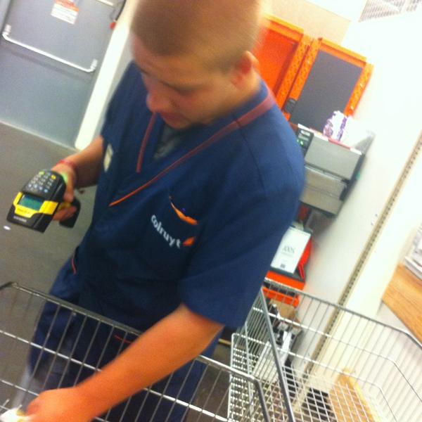 Photo taken at Colruyt by Debra L. on 7/19/2013