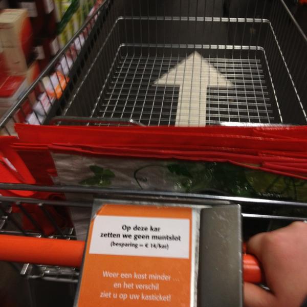 Photo taken at Colruyt by Nick V. on 12/24/2012