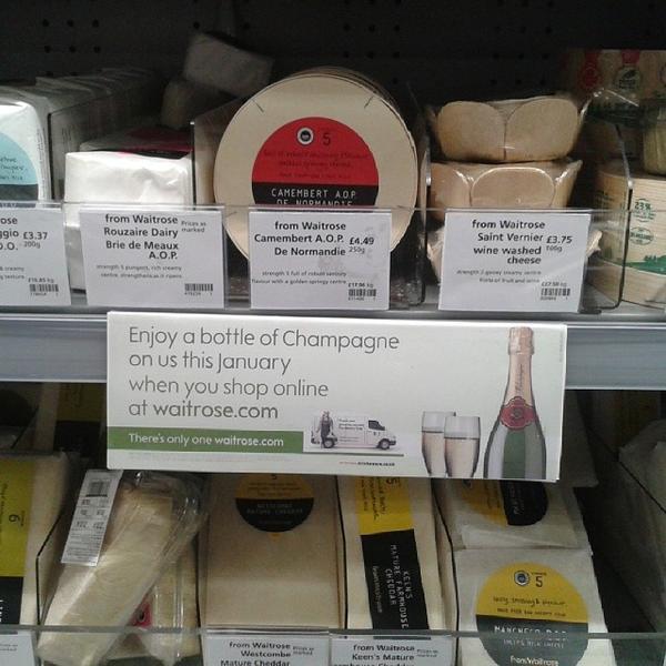 Photo taken at Waitrose by Miguel F. on 1/22/2014