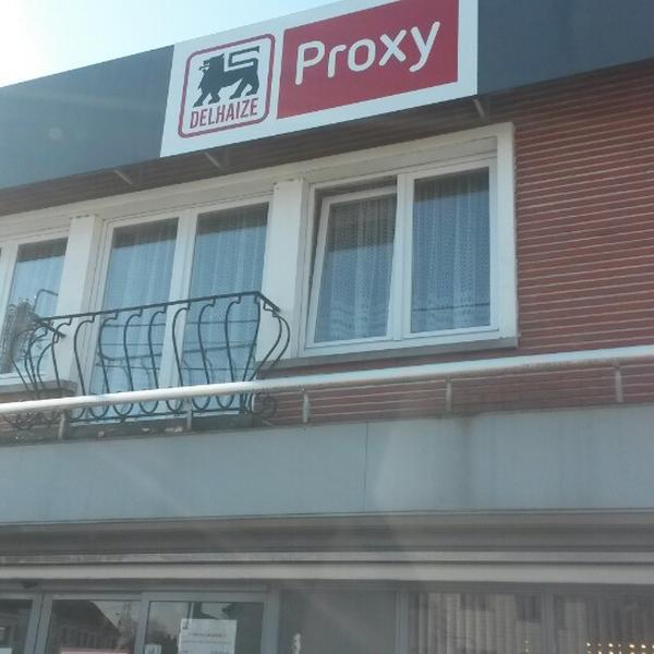 Photo taken at Proxy Delhaize by Sergio S. on 3/6/2014