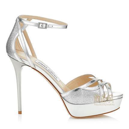 正品jimmy choo周仰杰2016新款女鞋高跟凉鞋LAURITA115MFG001367