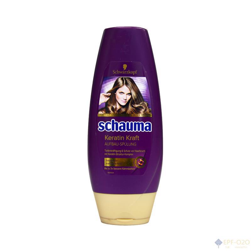 Schwarzkopf施华蔻 Schauma角蛋白再生护发素 3倍易梳 无硅油配方
