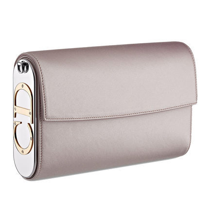 正品直邮Dior迪奥2016新款女包缎面手拿包单肩包M1934PSAP M11U