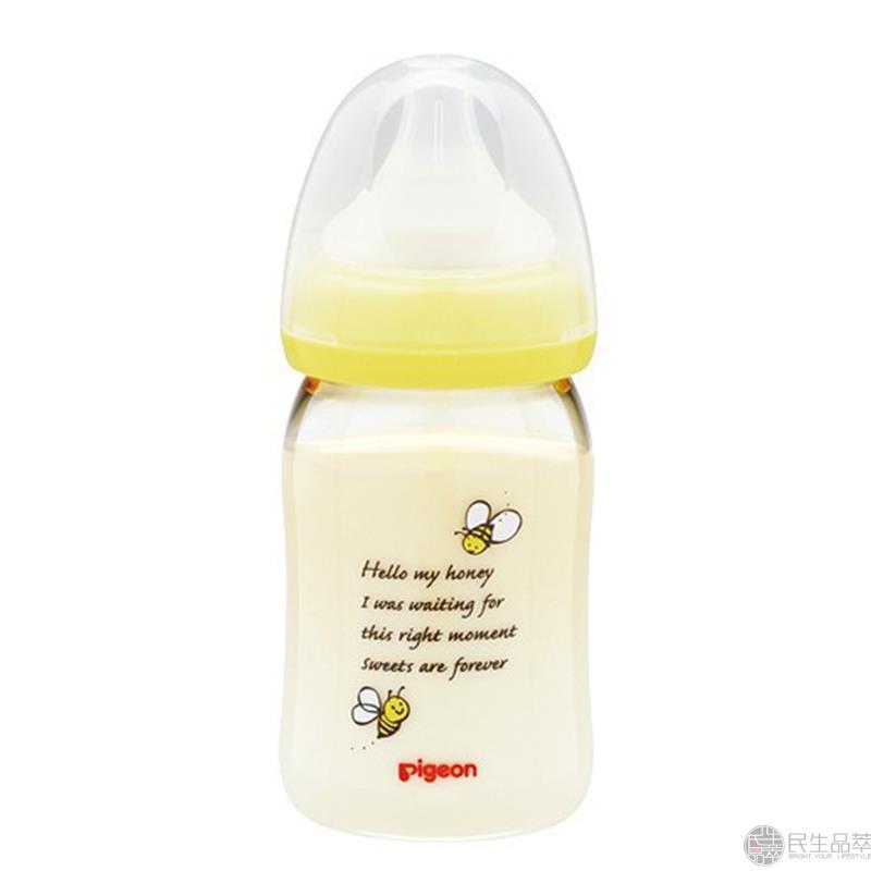 【民生品萃】Pigeon贝亲ppsu塑料奶瓶160ml蜜蜂图案 【民生品萃】Pigeon贝亲ppsu塑料奶瓶160ml蜜蜂图案