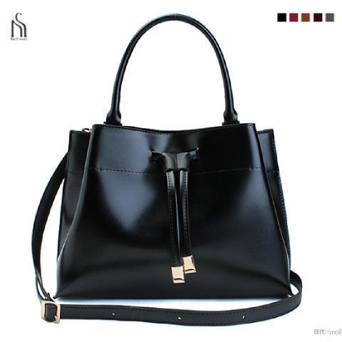 McLaNEE 迷你斜挎包手提包(黑色)