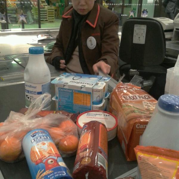 Photo taken at Carrefour by Thibaut C. on 12/12/2013