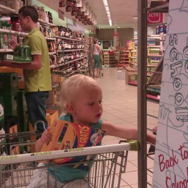 Photo taken at PLUS by Leen B. on 8/1/2013-荷兰南荷兰省新莱克兰克莱博格广场9-19号 Photo taken at PLUS by Leen B. on 8/1/2013