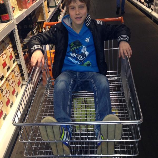 Photo taken at Colruyt by Kyra D. on 2/22/2014