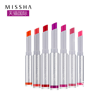 Missha/谜尚进口女唇彩唇膏 韩国正品持久保湿润滋润口红包邮