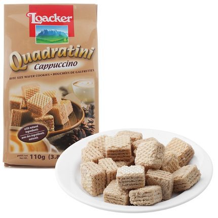 澳洲直邮意大利Loacker莱家威化饼干110g 零食四种口味组合装