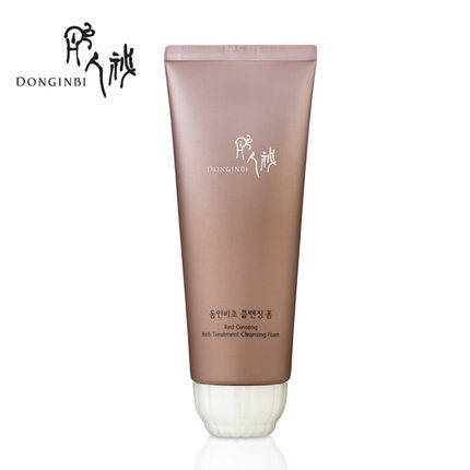 韩国原装正品进口彤人秘初美保湿白洁面乳红参洗面奶补女式水卸妆
