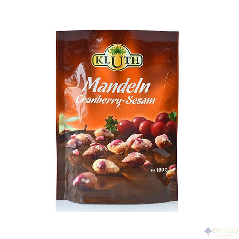 Kluth克鲁特 芝麻蔓越莓扁桃仁 100g Kluth克鲁特 芝麻蔓越莓扁桃仁 100g