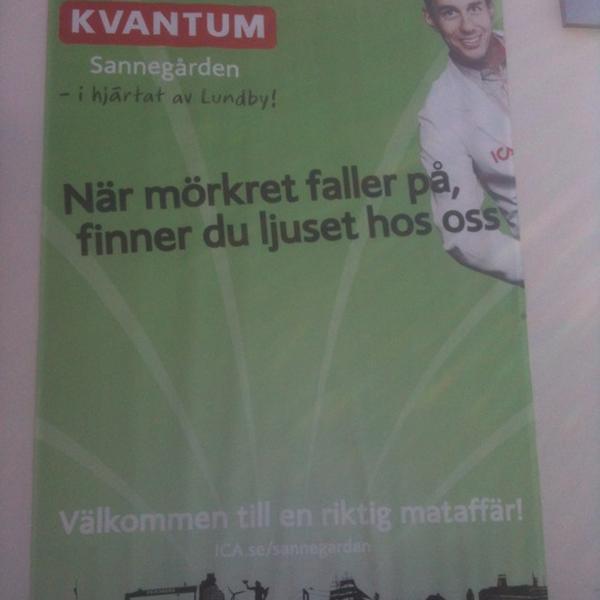 Photo taken at ICA Kvantum by Nicklas G. on 4/1/2012-瑞典西约塔兰省哥德堡温特路4号 Photo taken at ICA Kvantum by Nicklas G. on 4/1/2012