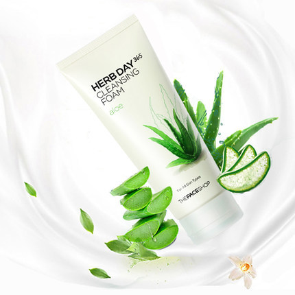 The Face Shop/菲诗小铺洗面奶170g芦荟泡沫洁面乳韩国樱桃洁面膏