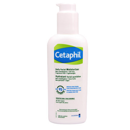 加拿大直邮Cetaphil 丝塔芙日常面部保湿防晒乳液SPF15 120ml
