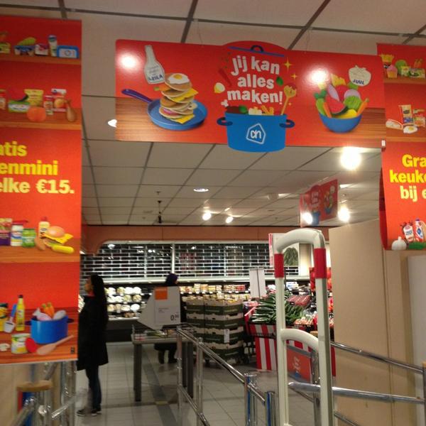Photo taken at Albert Heijn by Amber-Helena R. on 2/24/2013-荷兰阿姆斯特丹博斯恩伦默广场 Photo taken at Albert Heijn by Amber-Helena R. on 2/24/2013