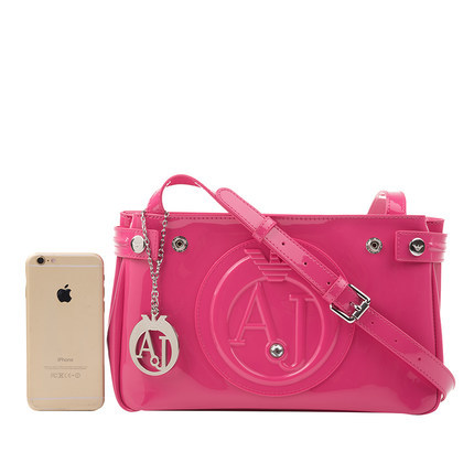 Armani jeans/阿玛尼女包 2016新品玫红时尚女包迷你小包正品现货