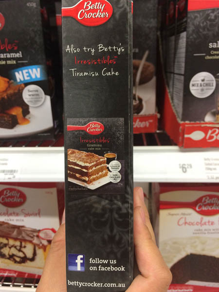 澳大利亚进口巧克力熔岩蛋糕-Betty Crocker Irresistibles巧克力熔岩蛋糕240g