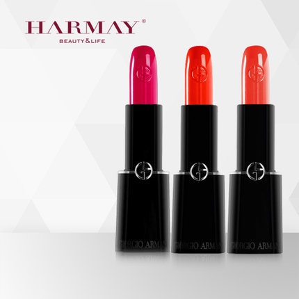 ARMANI 阿玛尼 柔润红唇膏4.2ml 水润柔粉 橘橙 保湿珠光滋润口红