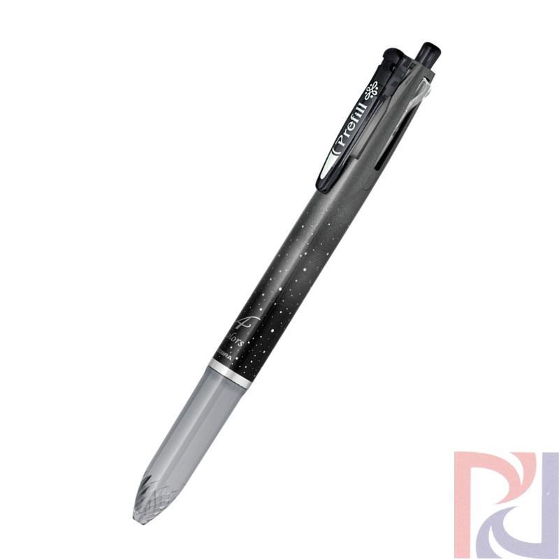 日本原装 斑马Zebra 四色装Prefill笔壳 玻璃黑色(黑色)